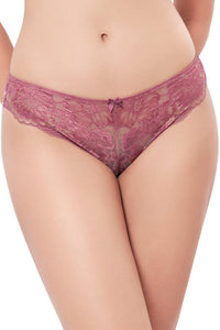 Eternal Bliss Low Rise Brazillian Lace Panty - Messa Rose thumbnail 1