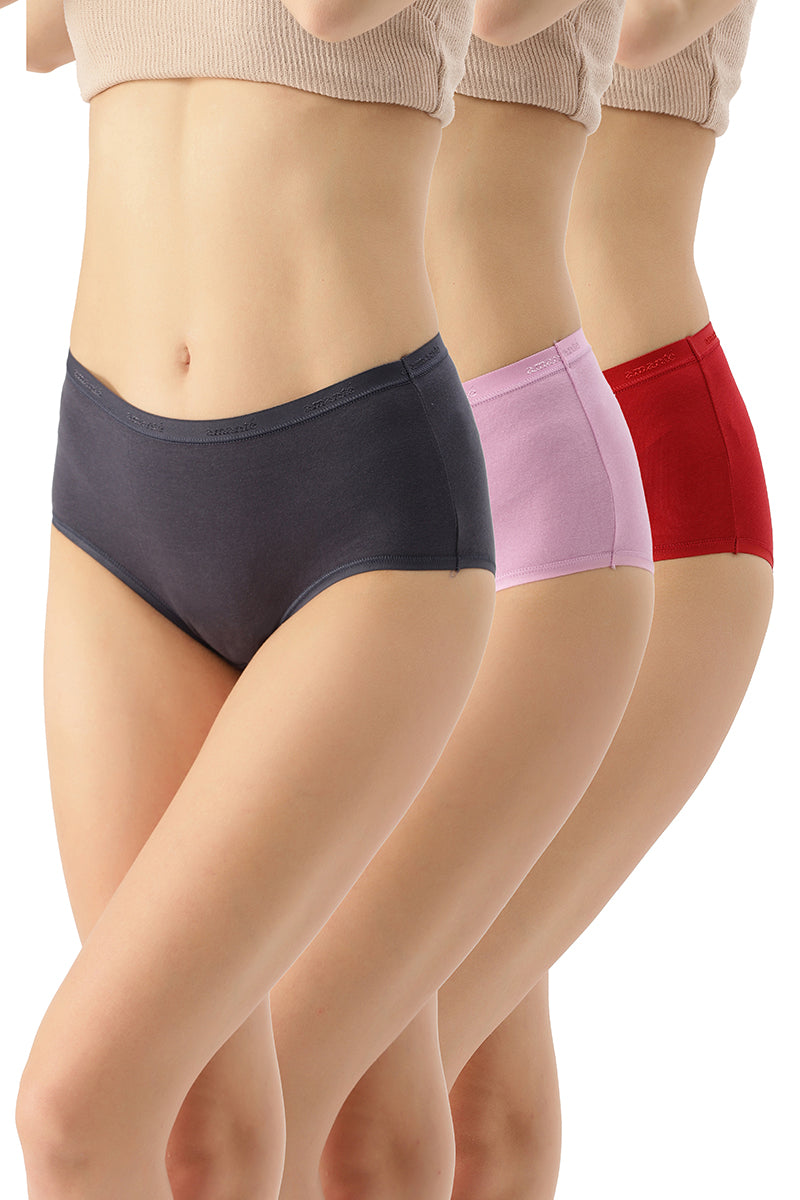 Solid Full Brief Panty (Pack of 3) - Image 1 of 6