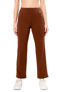 Flaunt Flared High Rise Travel Pants - Potting Soil thumbnail 2