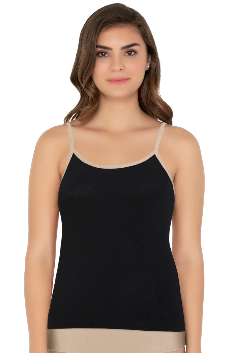 Cotton Camisole - Black - Sandalwood