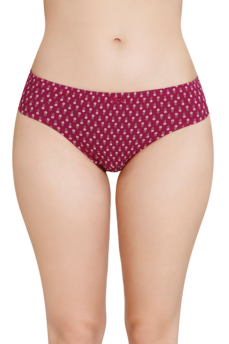 Inner Elastic Printed Mid Rise Bikini Panty (Pack of 3) - Image 4 of 7