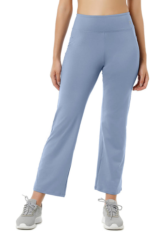 Flaunt Flared High Rise Travel Pants - Tempest