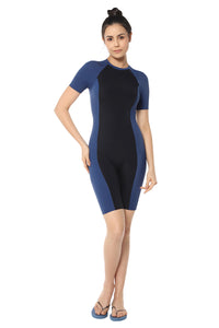 Leg Suit With Sleeves - Nero With Jeans thumbnail 2