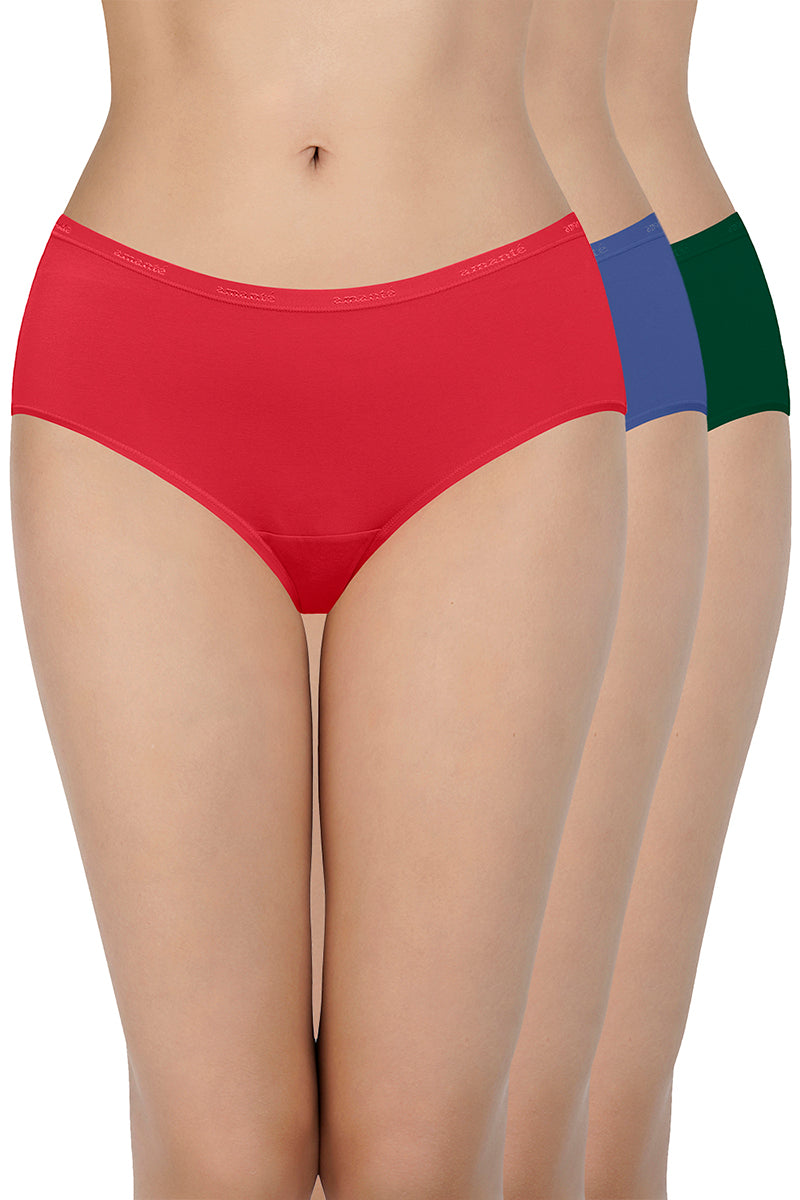 Solid Low Rise Hipster (Pack of 3) - C506 - Image 1 of 6