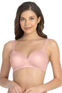 Cloudsoft Padded & Non-wired Bra - Blush Pink thumbnail 2