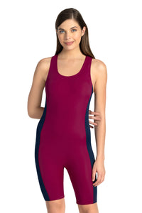 Leg Suit Racerback Swimwear - Amaranta thumbnail 1