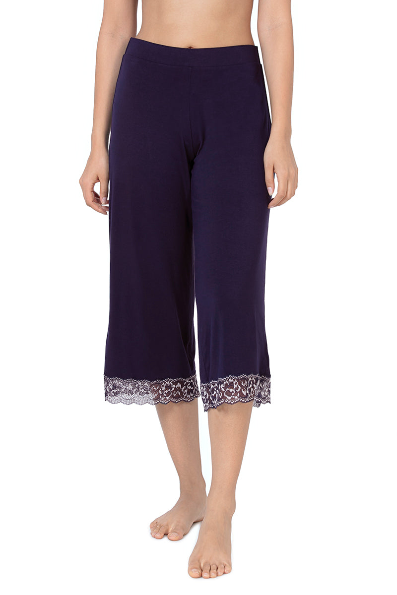 Lace Touch Pyjama Bottom - Midnight - Image 2 of 4