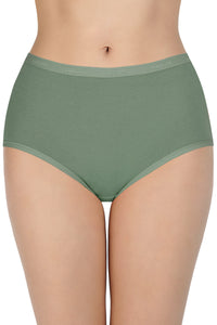 Solid High Rise Full Brief Panties (Pack of 3) thumbnail 4