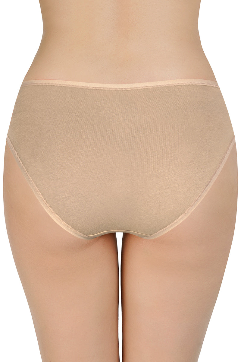Solid Low Rise Bikini Panties (Pack of 3)