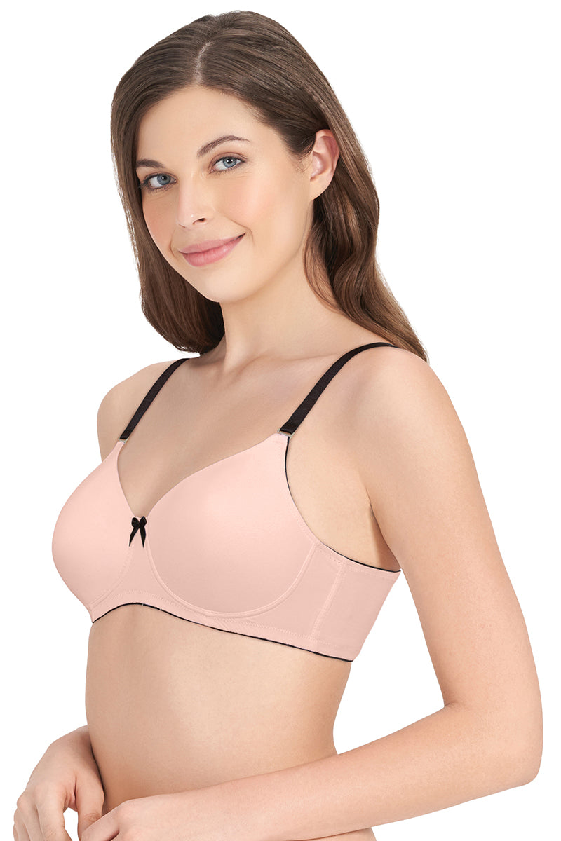 Smooth Dreams Padded Non-wired T-shirt Bra - Pale Dogwood