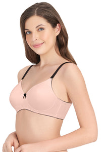 Smooth Dreams Padded Non-wired T-shirt Bra - Pale Dogwood thumbnail 2