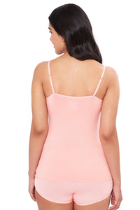 Spaghetti Strap Modal Camisole - Impatiens Pink thumbnail 2