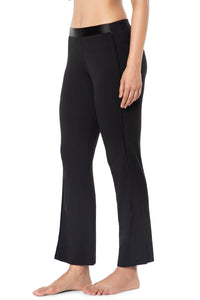 Satin Edge Pyjama Bottom - Black thumbnail 2