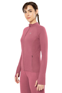 Energize Performance Full Sleeve Active Jacket - Heather Rose thumbnail 1