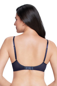 Twilight Dream Padded wired Lace Bra - Evening Blue thumbnail 2