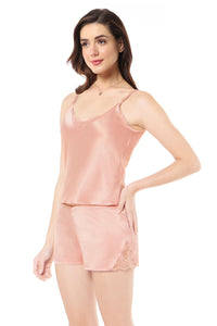 Eternal Bliss Satin Camisole - Mellow Rose thumbnail 2