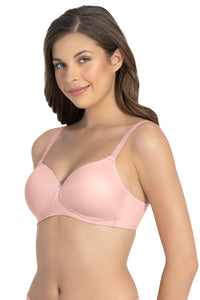 Cloudsoft Padded & Non-wired Bra - Blush Pink thumbnail 3