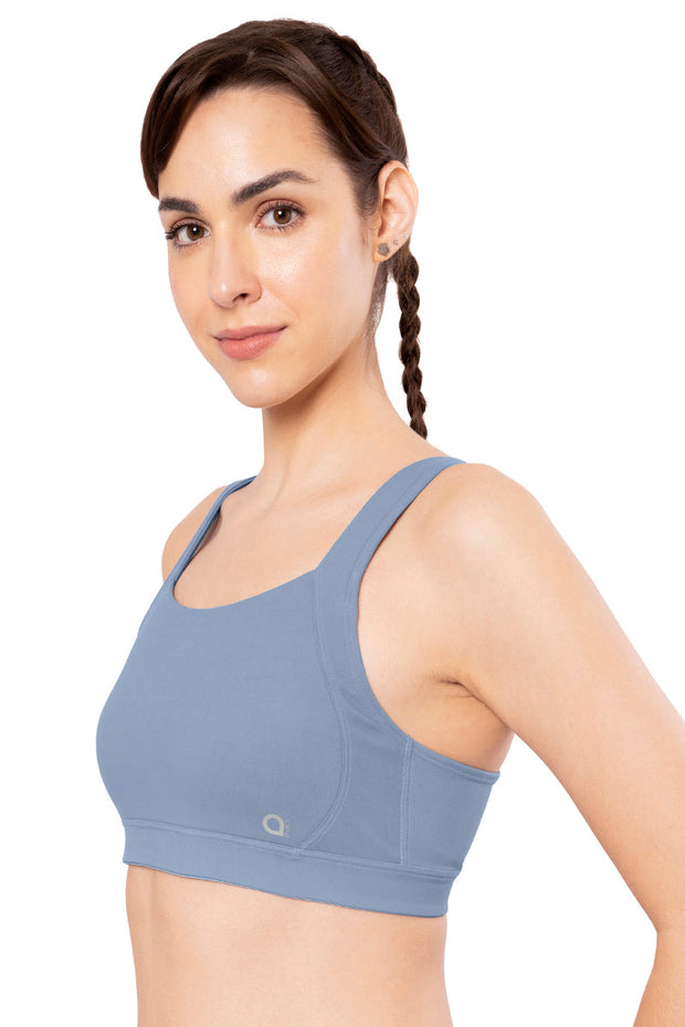 Energize High Impact Round Neck Sports Bra - Tempest