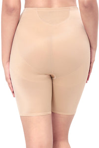 Solid Full Coverage High Rise Thigh Shaper - Sandalwood thumbnail 3