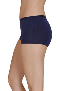 Solid Mid Rise Boyleg Panty - Midnight thumbnail 2