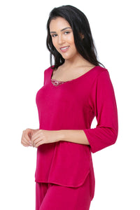 Lace Touch Sleep Top - Granita thumbnail 2