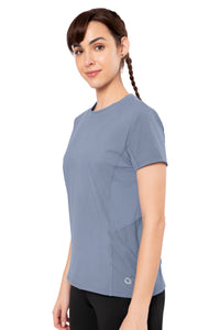 Flaunt Short Sleeve Round Neck Workout T-Shirt - Tempest thumbnail 2