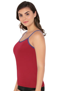 Cotton Camisole - Maroon thumbnail 2