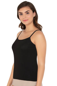 Cotton Camisole - Black - Black thumbnail 2