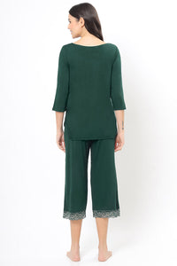 Lace Touch Sleep Top - Botanical Gardens thumbnail 2