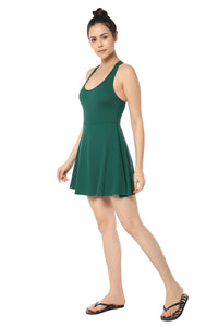 Racerback Swim Dress - Mangrove thumbnail 3