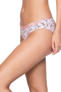 Satin Edge Low Rise Bikini Panty - Dawn Pink thumbnail 2