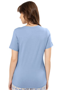 V-Neck Sleep Tee - Brunnera Blue thumbnail 2