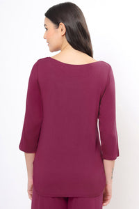 Lace Touch Sleep Top - Anemone thumbnail 2