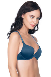 Perfect Lift Padded Wired Push-Up Bra - Bottle Green