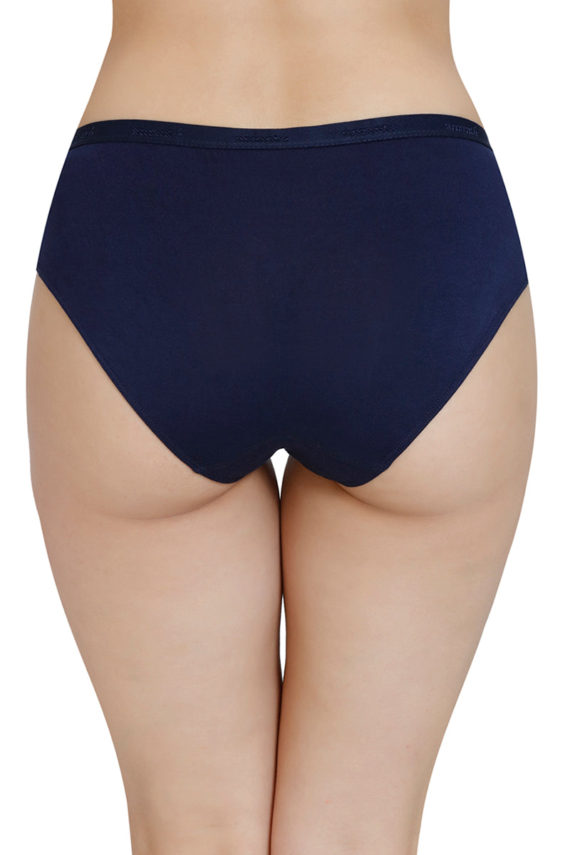 Solid Mid Rise Modal Hipster Panty - Midnight