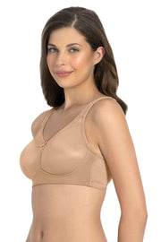 Elegant Support Non-padded & Non-wired Bra - Sandalwood