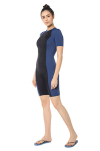Leg Suit With Sleeves - Nero With Jeans thumbnail 3