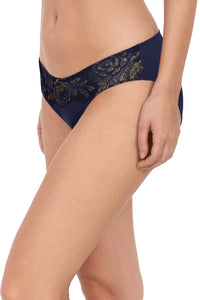 Lace Legacy Low Rise Bikini Panty - Midnight thumbnail 2
