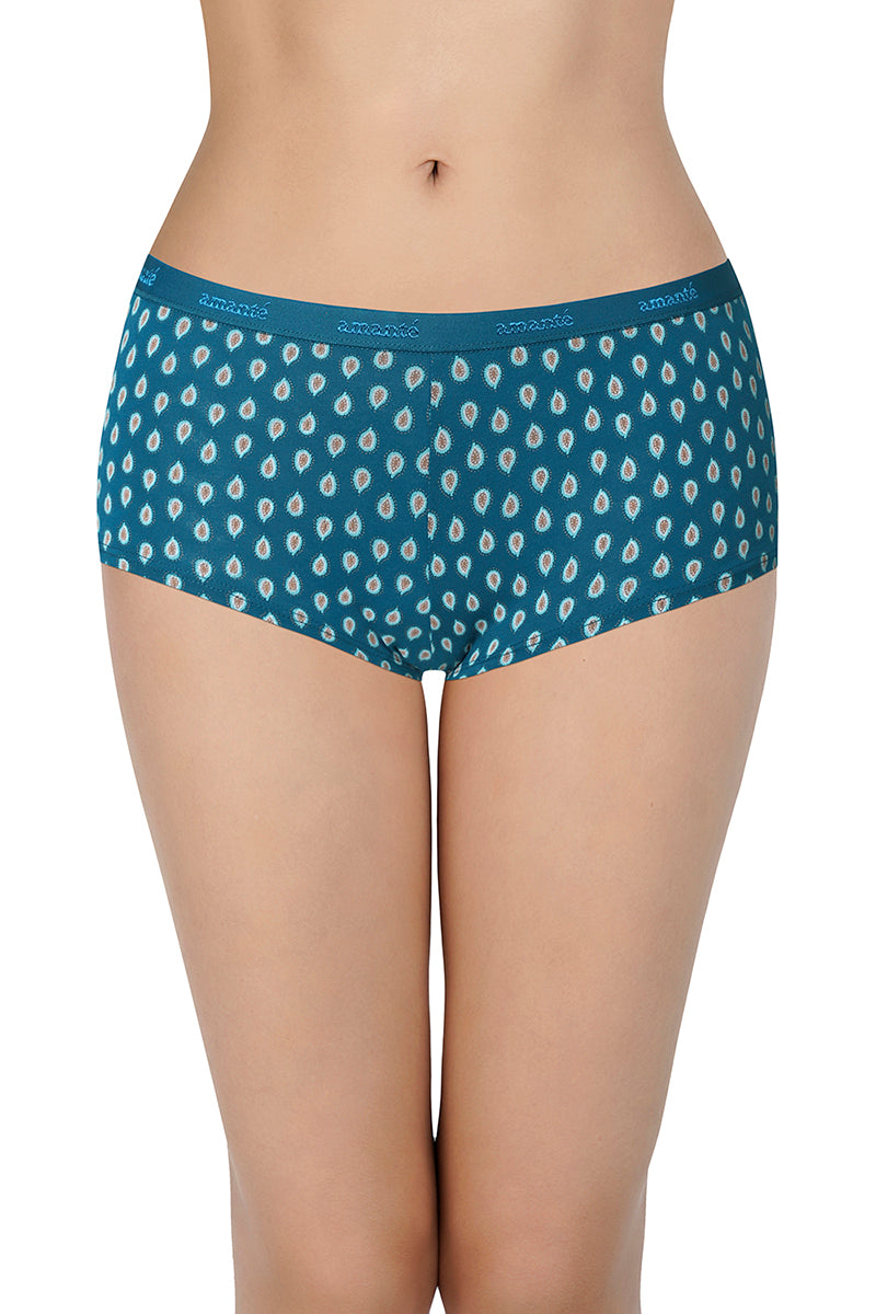 Solid Low Rise Boyshorts (Pack of 2) - C517