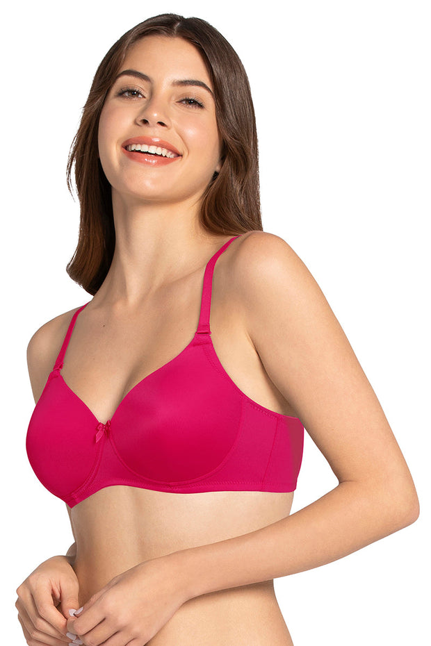 Smooth Charm Padded Non-Wired T-Shirt Bra - Jazzy