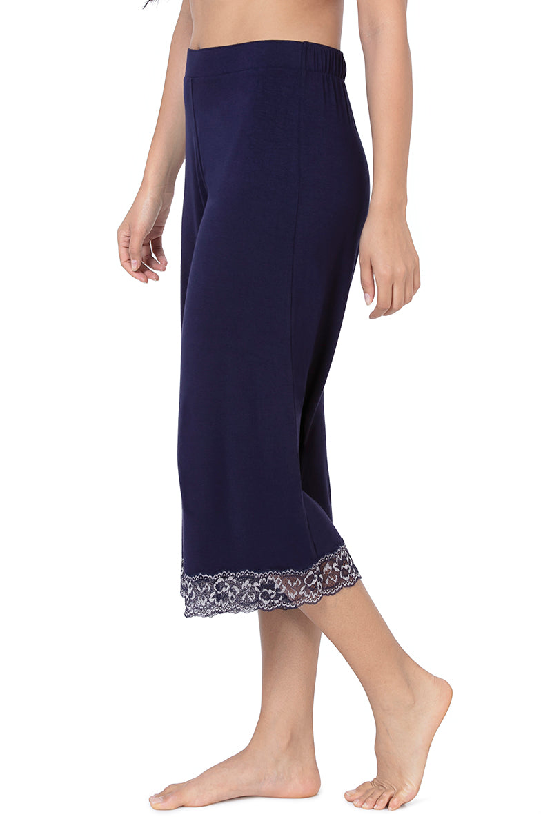 Lace Touch Pyjama Bottom - Midnight - Image 3 of 4