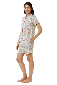 Sleep Shorts Set - Ditsy Floral Print thumbnail 2