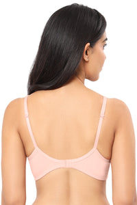 Cotton Casual Lightly Padded Non-Wired Full Coverage T-Shirt Bra - Impatiens Pink thumbnail 2