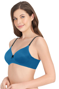 Smooth Dreams Padded Non-wired T-shirt Bra - Mykonos Blue thumbnail 2