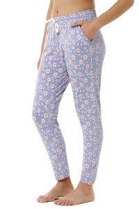 Full Length PJ Bottom - Brunnera Blue Floral Print thumbnail 2
