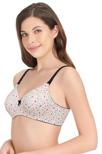 Smooth Dreams Padded Non-wired T-shirt Bra - Camelia Rose Pr thumbnail 2