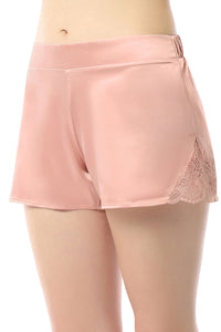 Eternal Bliss Satin Shorts - Mellow Rose thumbnail 2