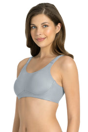 Cloudsoft Support Non-padded & Non-wired Bra - Soft Gray
