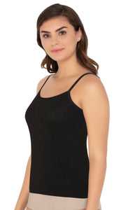 Cotton Camisole - Black - Black 2 thumbnail 2