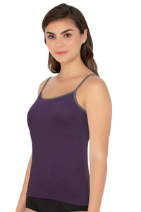 Cotton Camisole - Purple Velvet thumbnail 2